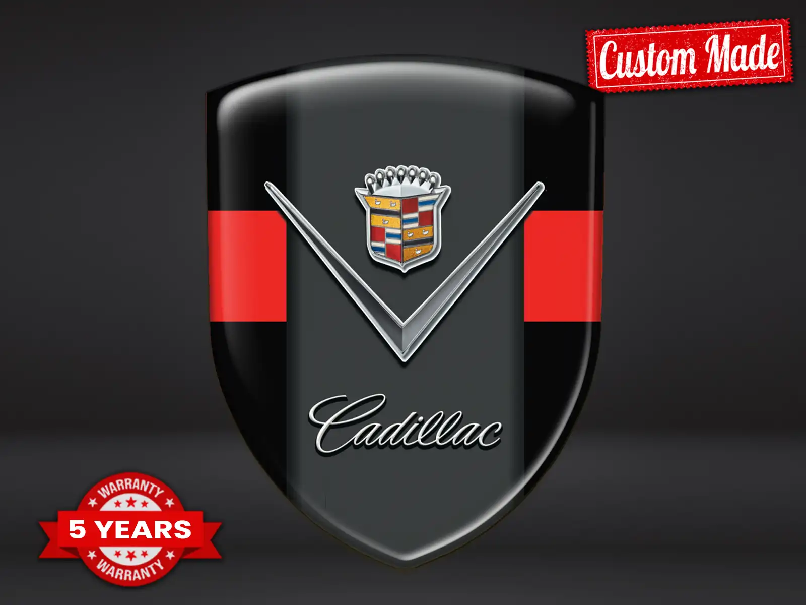 Cadillac Adesivi Epoxy Cupola Drift Lusso Etichette Auto ST